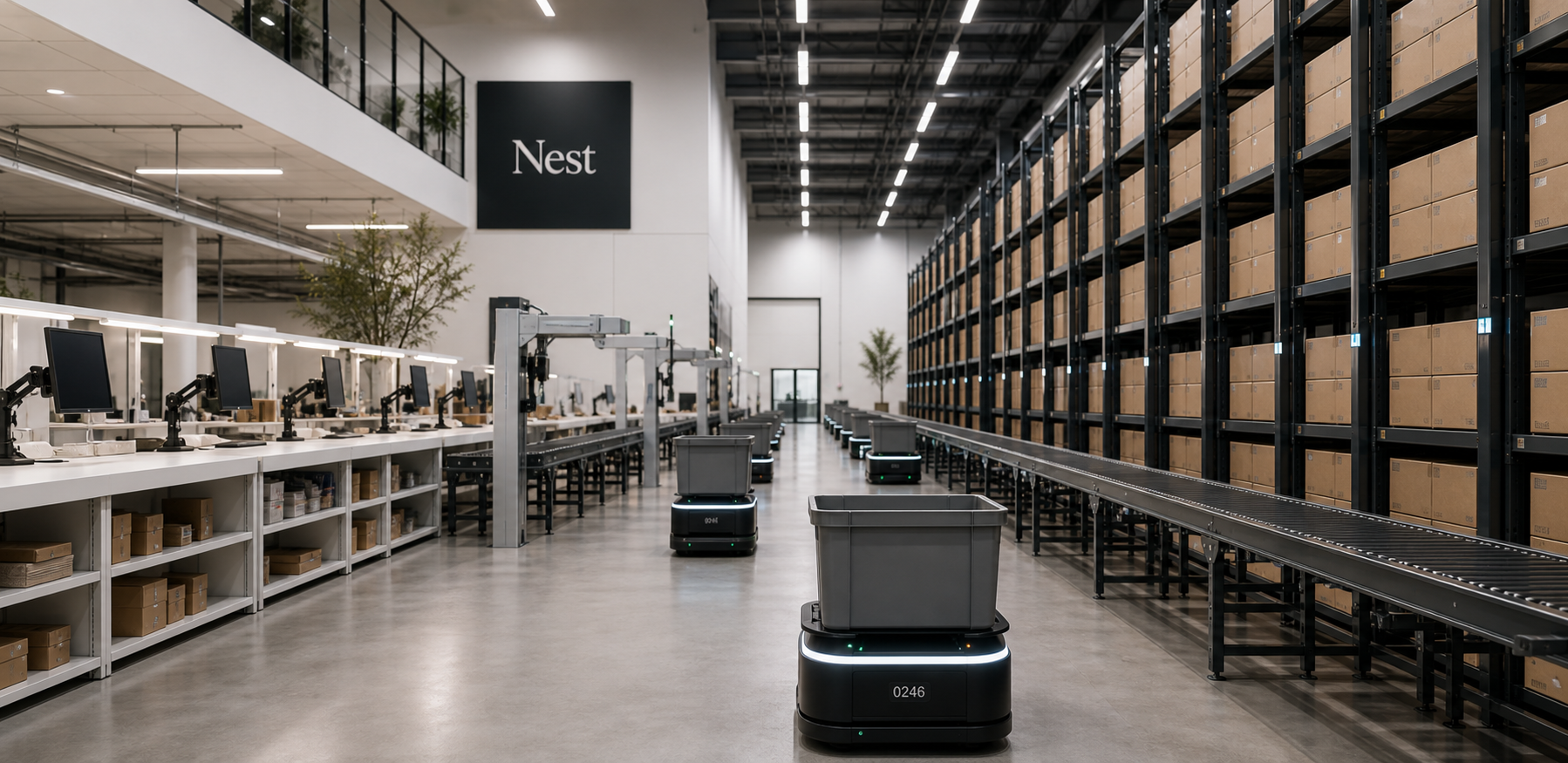 Nest warehouse environment